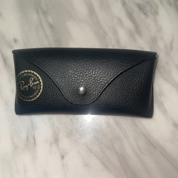 Ray Ban Unisex - Slim Aviator Sunglasses w/White Accent - Picture 2 of 9